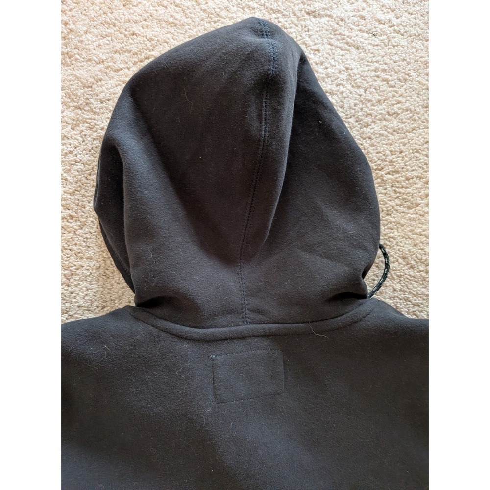 47 Brand Pittsburgh Steelers Full Zip Hoodie Jacket Forward Fleece Black Grey - Picture 6 of 8